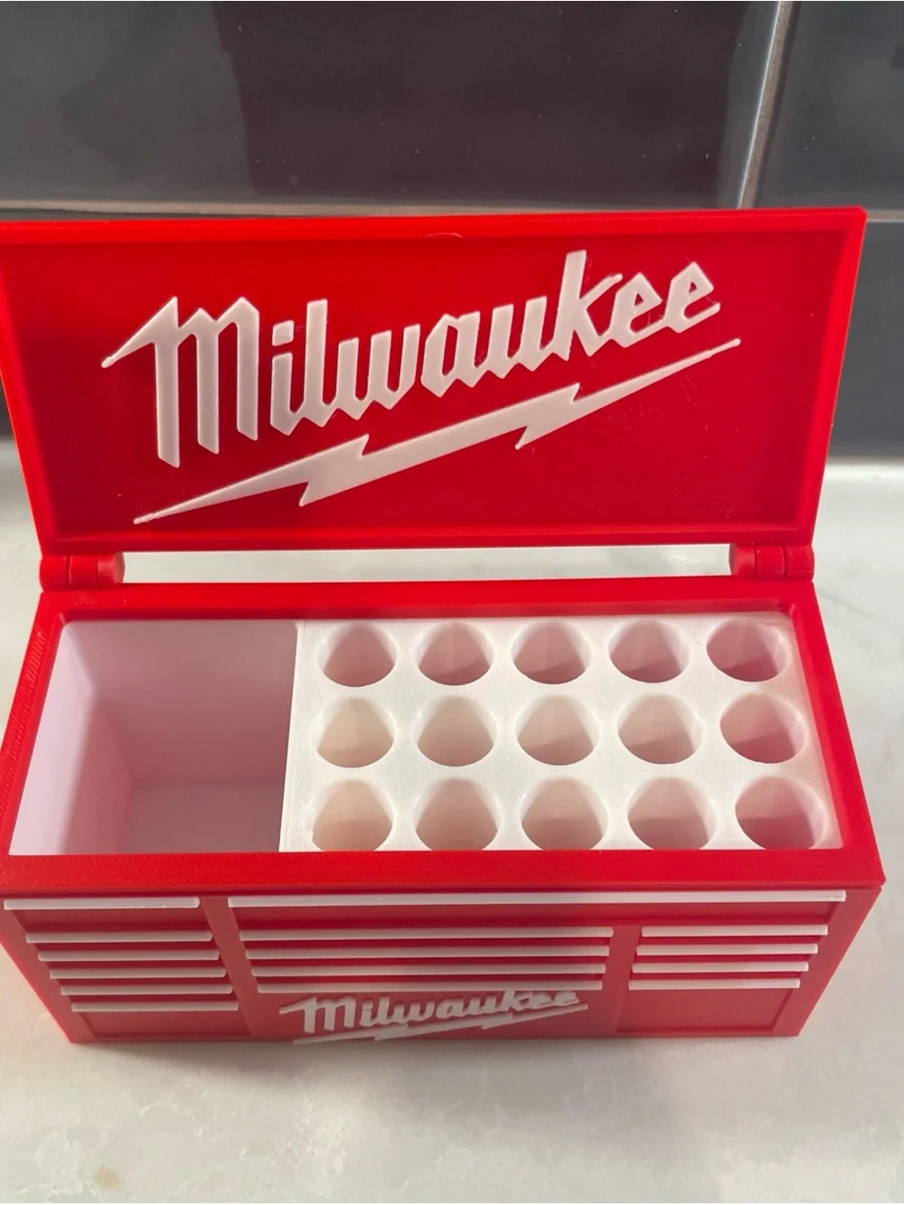 Milwaukee Red Tool Chest Organizer for office or Desk